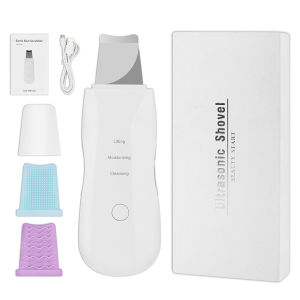 Salorie Electric Skin Scrubber Face Cleaning Tools Peeling Deep Cleansing Extractor Pore Cleaner Blackhead Removal Beauty Device