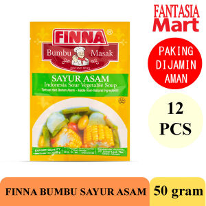 FINNA BUMBU MASAK SAYUR ASAM PACK 12 PCS 50 GRAM FUN CORNER DENGAN PAKING AMAN