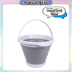 [Datz] 3L/5L/10L Silicone Bucket Folding Bucket Water Bucket Foldable Fishing Bucket 折叠桶 Baldi Lipat - HL39