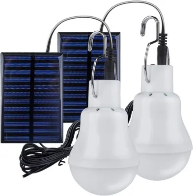 【Buy 1 take1】LED Solar Bulb Light Waterproof Outdoor Hanging Emergency Sunlight Powered Lamp
