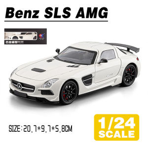 LEO 1:24 Mercedes Benz SLS Diecast Model Car Alloy Cars Toys Collection Gift For Kids Boy Girl