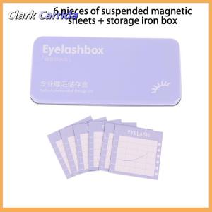 [Clark Carrida] Single Layer Lash Extension Display Box Pallet Storage Box For Individual Suspended Magnetic Sheets Eyelash Protection Box