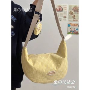 2024 กระเป๋าสะพายไหล่ลําลอง แฟชั่นทันสมัย ทรงโท้ท แฟชั่นทันสมัย สไตล์เกาหลี สําหรับนักเรียนหญิง