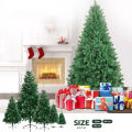 5FT Christmas Tree Metal Stand,  With Christmas lights Lightweight and Easy to Assemble, New Year Indoor Outdoor Decoration Tree. 