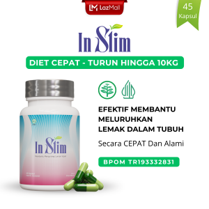 IN SLIM - Pelangsing Herbal Obat Diet Alami Terbaik ORIGINAL100%Efektif BB Turun CEPAT BPOM HALAL