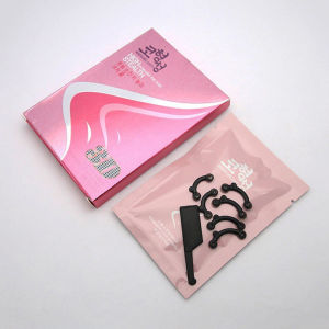 Hộp Sụn Nâng Mũi 3D Silicon Màu Đen 3 Kích Cỡ Tự Nhiên Bộ Dụng Cụ Nâng Mũi Giúp Thu Gọn Làm Cao Đầu Mũi An Toàn Không Đau