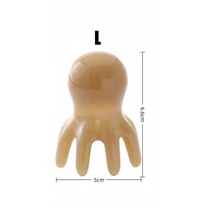 Resin Octopus Massage Comb Guasha Scalp Massager For Head Shoulders Relief Stress Meridian Massager