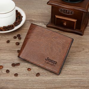 JP079 JEEP - Dompet Lipat Kecil Pria Wanita Murah Premium Leather Wallet Mini Cowok Pesta Kondangan Import