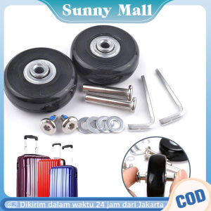 2pcs Roda Koper Pengganti 40 45 50mm Luggage Replacement Wheel Wheels Roda Koper Replacement Pengganti