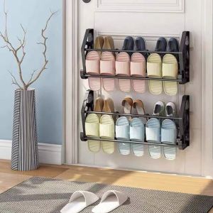 Door Back ShoeRack Wall Mounted Slipper Organize Storage Stand hanging shoerack lagayan ng tsinelas