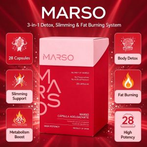 (24小时发货）原装正品 Marso 纤体糖 排毒 瘦身 燃脂 燃烧脂肪 burn fat detox slimming 肥胖体脂 1盒14包（28粒）