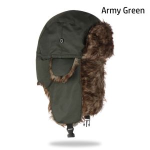 KEYOOL Ngoài trời Lông thú Trapper Ushanka Nga Mũ trượt tuyết Mũ mùa đông Mũ mùa đông