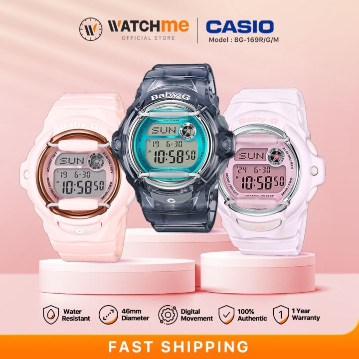 CASIO BABY G BG 169 SERIES Fashion Digital Women Watch Shock Resistant Water Resistant Jam Tangan Perempuan Lazada