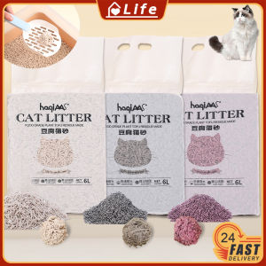 Tao Tao Pets lux pet 6L Fast Clumping Cat Litter Tofu Cat Litter Sand Pasir Kucing kencing Wangi Tofu Cat Sand Toilet Kucing 豆腐猫砂