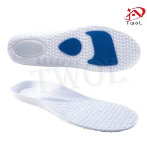 TWOL 1Pair Stock no.AAA，1pair running Shock Absorbing Sports Insole Arch Support Flat Foot Orthopedic Insoles