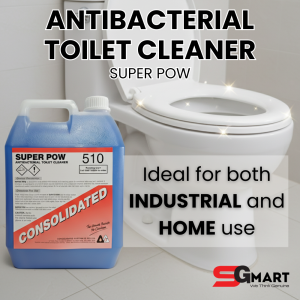 Anti-Bacterial Toilet Bowl Cleaner Super Pow – The Powerhouse for 99.9% Germ-Free Clean!