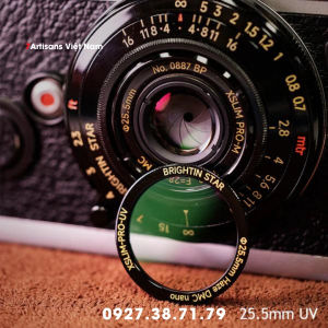 Filter UV Brightin Star 25.5mm để dùng cho lens Brightin Star 28mm F2.8 Pancake ngàm Leica M