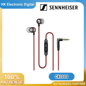 Sennheiser CX300S In-Ear Headphones Wired Design with 3.5mm Audio Jack Built-In Microphone for Calls One-Button Remote Control for Media Playback