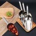Sendok Skop Es Batu Stainless Tebal  / Sekop Es /Sekop Tepung /Sekop Beras Stainless 8 INCH 9INCH 10INCH. 