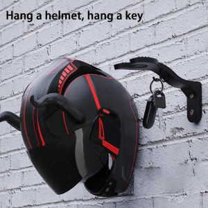Wall Mount Hooks Motorcycle Helmet Hook Racks Kitchen Cabinet Shelf Hook Hanger Key Jacket Holder Wall-Mounted Storage Holder