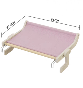 Cat Swing Hammock Solid Wood Cat Cradle Cat bed Washable Wooden Shaker Cat Supplies