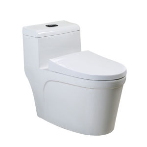 ชักโครกห้องน้ำ ชักโครกชิ้นเดียว ทำจากเซรามิกคุณภาพสูง เช่น MEILEGAO ชักโครก สุขภัณฑ์โถส้วม (Tornado Flushing)