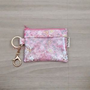 Handmade ID Pouch with Divider (Melody) <Water-resistant Material>