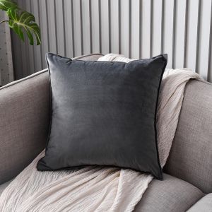 Sarung Bantal Petak Velvet Pillow Case Square Large Soft Velvet Plain 40cm 45cm 50cm 60cm 65cm Sarung Bantal Petak Baldu Sarung Besar Sofa Throw Pillow Cover Cushion Big Cover