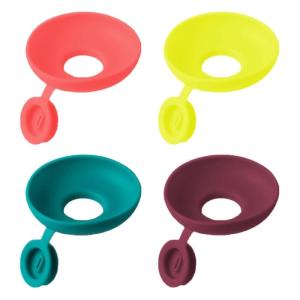 Pack of 4 Colorful Silicone Leak-Proof Ice Cream Stick Holder Tool Drip Proof Popsicles Holders for Kids Children