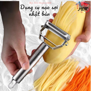 Nạo Rau Củ INOX 304 Cao Cấp Đa Năng 2 In 1 (Nạo cụ quả và bào sợi tiện lợi)