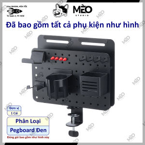 Pegboard Bảng Treo Đồ Đa Năng - Kẹp Bàn Xoay 360° Tiện Lợi Gọn Gàng Hiện Đại - 861