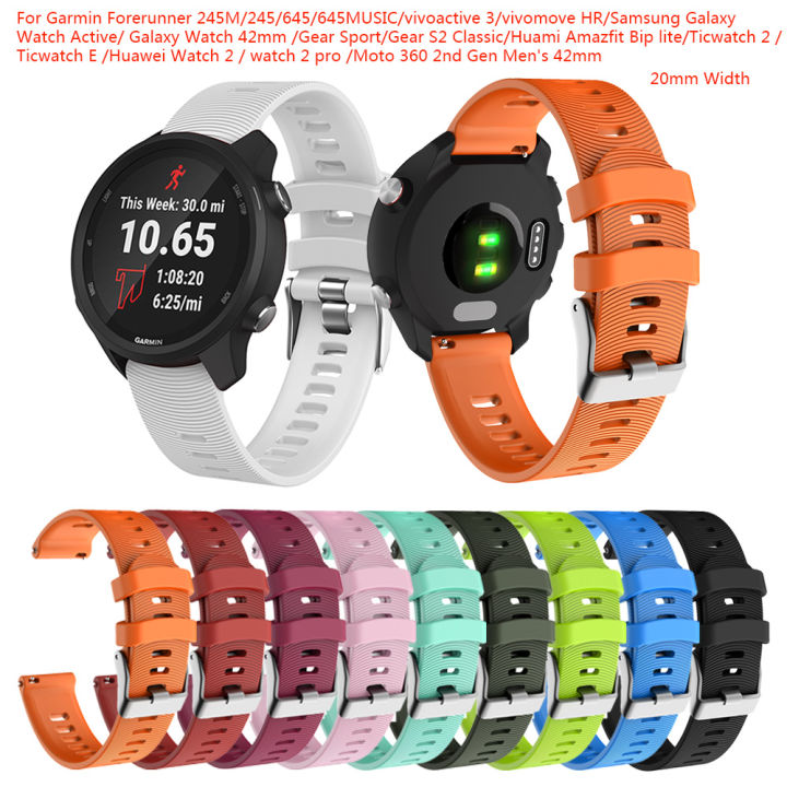 Dây Đeo Đồng Hồ Nhân Sự Cho Garmin Forerunner 245M/245/645