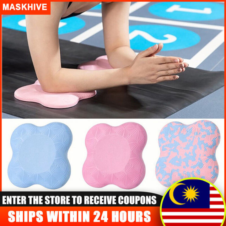 🔥Ready Stock🔥【2 PCS】 Yoga Portable Knee Pads Nonslip Wrist Hands