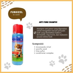 FUNGIZOL ANTI FUNGI SHAMPOO ANTI JAMUR KUCING 125ML