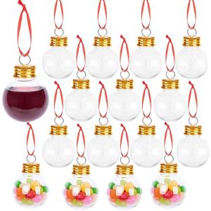 Christmas Bottle Pendant 10Pcs Candy Chocolate Peanut Treat Organizers for Halloweens Candy Treat Kids Boys Gift