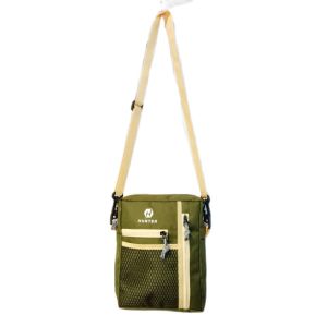 Tas Selempang Pria Kasual Polos Hitam Slempang Cowok Keren Slingbag Bahu Pria  Hunter Hijau Army
