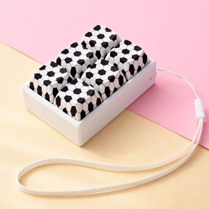 WATER Football Pattern Fidget Clicker Toy Clicky Button Crisp Sound Keyboard Fidget Keychain Sensory Gadget with Lanyard Finger Keyboard Pendant Daily Use