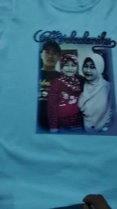 CUSTOME KAOS DEWASA DEPAN BELAKANG ( 2 SISI SABLON)