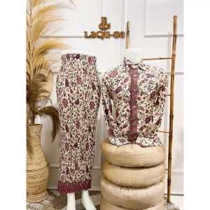 BATIK COUPLE / BAJU BATIK COUPLE / BATIK SET / BATIK LENGAN PANJANG / BATIK COUPLE ROK PLISKET
