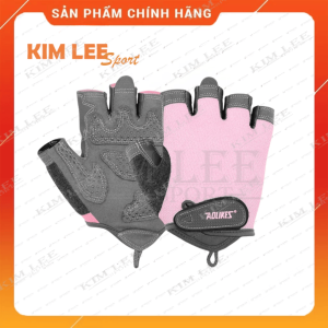 Găng tay tập gym Aolikes hở ngón cao cấp tập gym tập yoga AL - 113