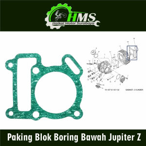 Paking Blok Boring Bawah Jupiter Z - Packing Peking Gasket Cylinder Silinder Block Seher Seker