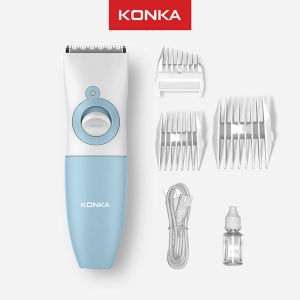 KONKA ปัตตาเลี่ยนตัดผมเด็ก ใบมีดเซรามิค ABS กันน้ำ ชาร์จเร็ว KJD120