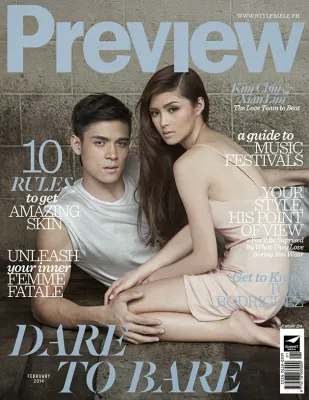 Preview Magazine February 2014 KIM CHIU and XIAN LIM