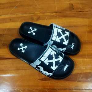 ILHAM JAYA COLLECTION - PASTI GRATIS ONGKIR !!! SUPER PROMO Sandal Slop Ofwht  Pria Wanita Kekinian Best Seller 2023