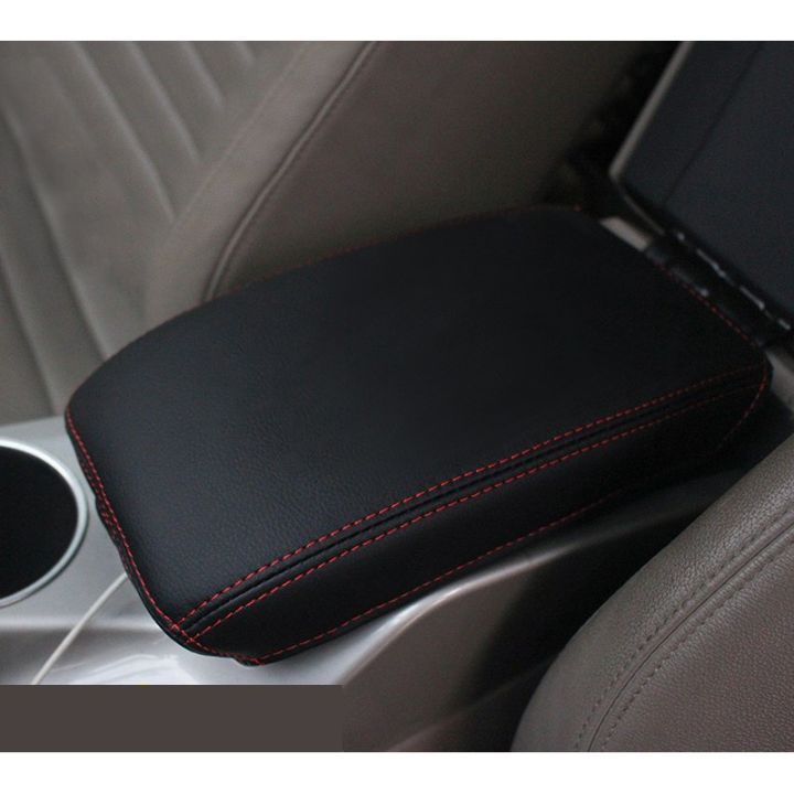 ROBOHOOK Center Console Cover - Leather Armrest Cover With 2 Side Pockets, Universal Fit (Black) - View #11