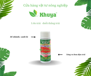 Phân bón lá NPK Vi Lượng Lớn Trái Duỗi Thẳng Trái Ớt 40ml