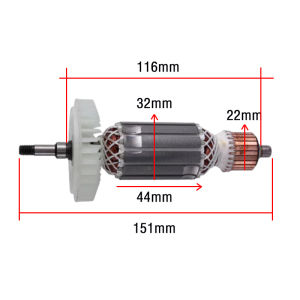 AC220V-240V Armature Rotor Anchor Replacement Part for Makita Angle Grinder 9553NB 9556NB