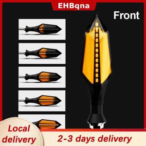 [COD]  HOT SALE Ship within 24 hours 8mm Motorcycle LED Turn Signal Lamp Sequential Flowing Flash Indicator Lights