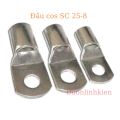 Đầu cos bít trần SC 25-8, cốt bấm nối dây 25mm, mũ chụp cos. 