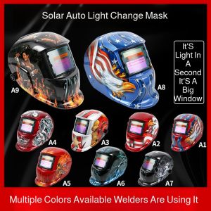 Automatic lightchanging welding mask tig welding mask solar protection helmet welding mask helmet